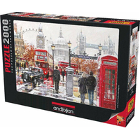 ANATOLIAN Puzzle Zasněžený Londýn 2000 dílků