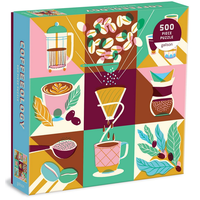 GALISON Čtvercové puzzle Coffeeology 500 dílků