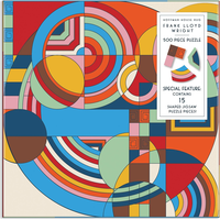 GALISON Čtvercové puzzle Frank Lloyd Wright: Hoffman House Rug 500 dílků