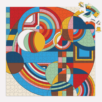GALISON Čtvercové puzzle Frank Lloyd Wright: Hoffman House Rug 500 dílků