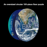 CHRONICLE BOOKS Kulaté puzzle Země 100 dílků