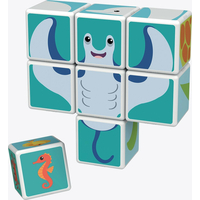 GEOMAG Magnetické kostky Magicube Mořští živočichové