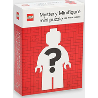 CHRONICLE BOOKS Mini Puzzle LEGO® Mystery Minifigurka (Red Edition) 126 dílků