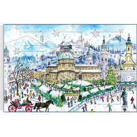 GALISON Puzzle Adventní kalendář: 12 vánočních dnů 12x80 dílků