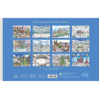 GALISON Puzzle Adventní kalendář: 12 vánočních dnů 12x80 dílků