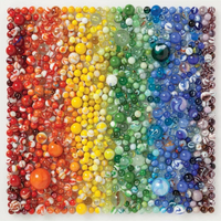 GALISON Čtvercové puzzle Duhové skleněnky 500 dílků