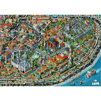 ANATOLIAN Puzzle Hemžení v Istanbulu 3000 dílků