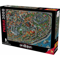 ANATOLIAN Puzzle Hemžení v Istanbulu 3000 dílků