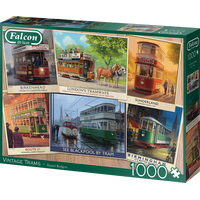FALCON Puzzle Historické tramvaje 1000 dílků