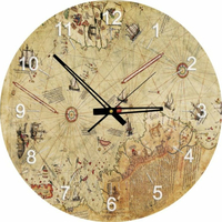 ART PUZZLE Puzzle hodiny Mapa kapitána Reise 570 dílků