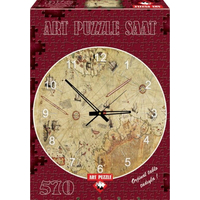 ART PUZZLE Puzzle hodiny Mapa kapitána Reise 570 dílků
