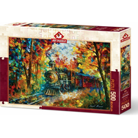 ART PUZZLE Puzzle Podzimní vlak 500 dílků