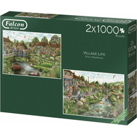 FALCON Puzzle Život na venkově 2x1000 dílků