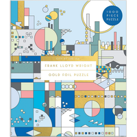 GALISON Metalické puzzle Frank Lloyd Wright: Město u moře 1000 dílků