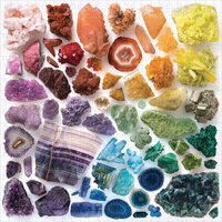 GALISON Čtvercové puzzle Duhové krystaly 500 dílků