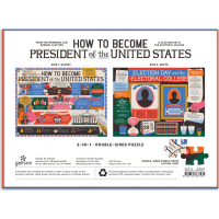 GALISON Oboustranné puzzle Jak se stát prezidentem Spojených států 500 dílků
