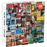 GALISON Čtvercové puzzle Barevný New York 500 dílků