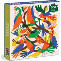GALISON Čtvercové puzzle Chromatičtí ptáci 500 dílků