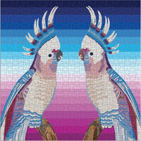 GALISON Čtvercové puzzle Jonathan Adler: Papoušci 500 dílků