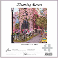 GALISON Čtvercové puzzle Kvetoucí ulice 500 dílků