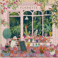 GALISON Čtvercové puzzle Květinářství Florette 500 dílků
