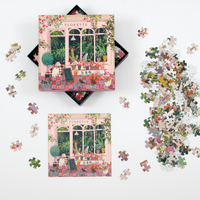 GALISON Čtvercové puzzle Květinářství Florette 500 dílků