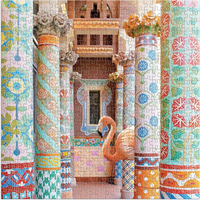 GALISON Čtvercové puzzle Mozaiková hala 500 dílků