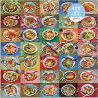 GALISON Čtvercové puzzle Nudle k obědu 500 dílků