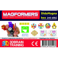 MAGFORMERS DidaMagna Box 240 dílků + textilní úložný kontejner