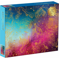 GALISON Metalické puzzle Astrologie 1000 dílků