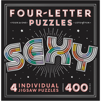 KNOCK KNOCK Metalické tvarové puzzle SEXY 400 dílků
