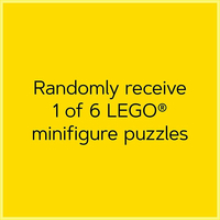 CHRONICLE BOOKS Mini Puzzle LEGO® Mystery Minifigurka (Blue Edition) 126 dílků