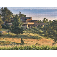 GALISON Oboustranné puzzle Frank Lloyd Wright: Taliesin a Taliesin West 500 dílků