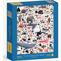 CHRONICLE BOOKS Puzzle Ahoj zvířata celého světa 500 dílků