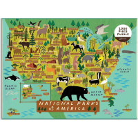 GALISON Puzzle Americké Národní parky 1000 dílků