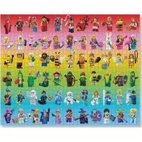 CHRONICLE BOOKS Puzzle LEGO® Minifigurky Duha 1000 dílků