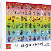 CHRONICLE BOOKS Puzzle LEGO® Minifigurky Duha 1000 dílků