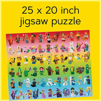 CHRONICLE BOOKS Puzzle LEGO® Minifigurky Duha 1000 dílků