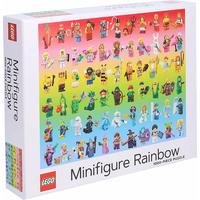 CHRONICLE BOOKS Puzzle LEGO® Minifigurky Duha 1000 dílků
