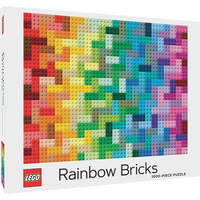 CHRONICLE BOOKS Puzzle LEGO® Rainbow Bricks 1000 dílků