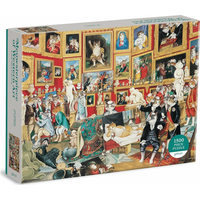 GALISON Puzzle Meowsterpiece: Galerie Uffizi 1500 dílků
