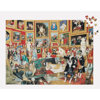 GALISON Puzzle Meowsterpiece: Galerie Uffizi 1500 dílků