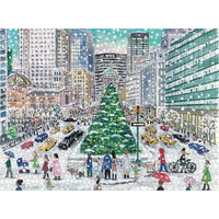 GALISON Puzzle Padající sníh na Park Avenue 1000 dílků