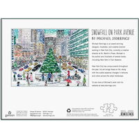 GALISON Puzzle Padající sníh na Park Avenue 1000 dílků