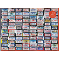 GALISON Puzzle Poznávací značky 1000 dílků
