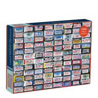 GALISON Puzzle Poznávací značky 1000 dílků