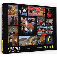 CHRONICLE BOOKS Puzzle Star Trek Cats 1000 dílků