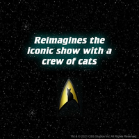 CHRONICLE BOOKS Puzzle Star Trek Cats 1000 dílků