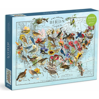GALISON Puzzle Wendy Gold: Národní ptáci 1000 dílků