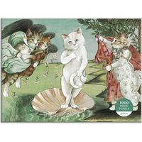 GALISON Puzzle Meowsterpiece: Zrození Venuše 1000 dílků